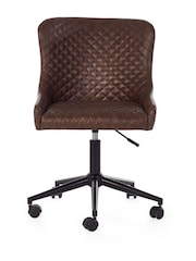 Julian Bowen Brown Luxe Office Chair - Image 3 of 13