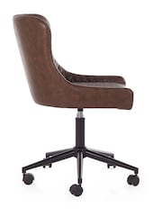 Julian Bowen Brown Luxe Office Chair - Image 4 of 13