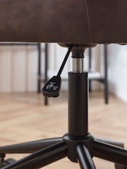 Julian Bowen Brown Luxe Office Chair - Image 7 of 13
