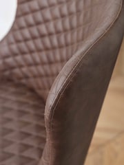 Julian Bowen Brown Luxe Office Chair - Image 9 of 13