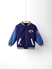 JoJo Maman Bébé Blue Bomber Jacket - Image 1 of 7