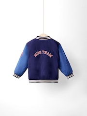 JoJo Maman Bébé Blue Bomber Jacket - Image 2 of 7