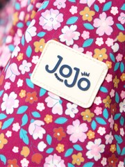 JoJo Maman Bébé Purple Floral Borg Lined Puffer Coat - Image 10 of 10