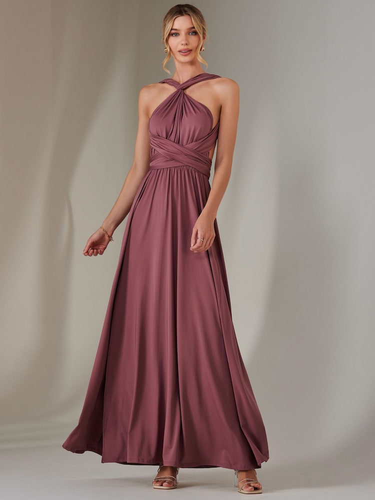 cream pink prom dress Andrea & Leo Couture A1336 Long Floral Print Puff Sleeve Ru – Glass Slipper Formals 127 your source for the Alice + Olivia // Color:Red Satin