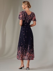 Jolie Moi Pink Wrap Maxi Dress - Image 2 of 8
