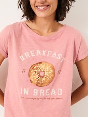 FatFace Breakfast In Bread T Shirt - Imagen 3 de 5