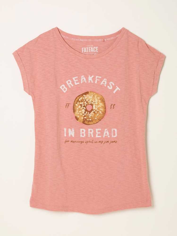 FatFace Breakfast In Bread T Shirt - Imagen 5 de 5