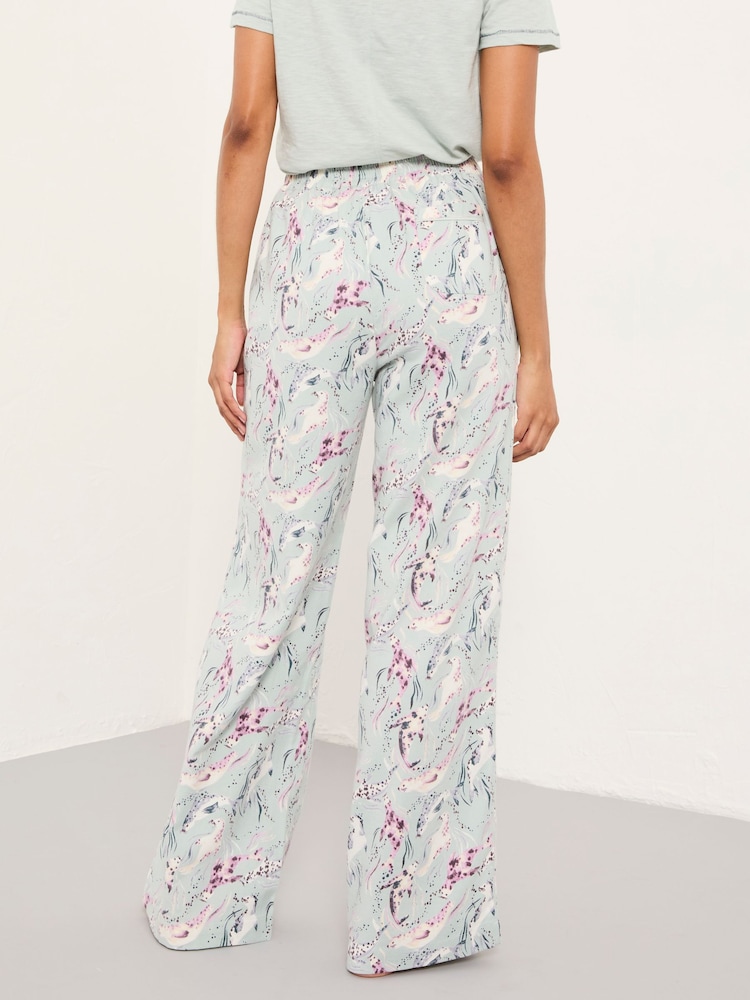 FatFace Lola Pale Blue Seal Pyjama Bottoms - Image 2 of 6