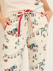 FatFace Eva Ivory Apres Ski Pyjama Bottoms - Image 3 of 5