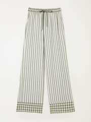 Rayas metalizadas verdes - FatFace Pyjama Bottoms - Imagen 1 de 1