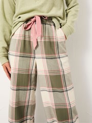 FatFace Lola Green Check Pyjama Bottoms - Image 3 of 5