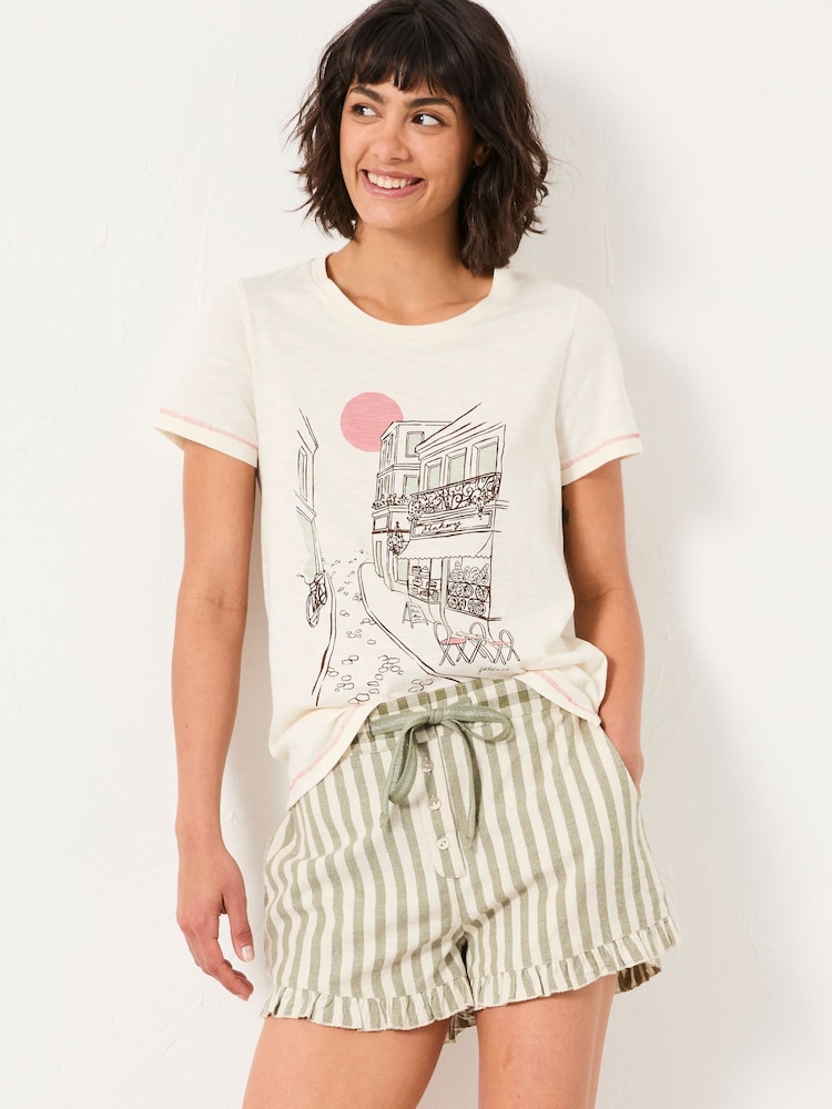 FatFace Scenic Graphic T Shirt - Imagen 1 de 5