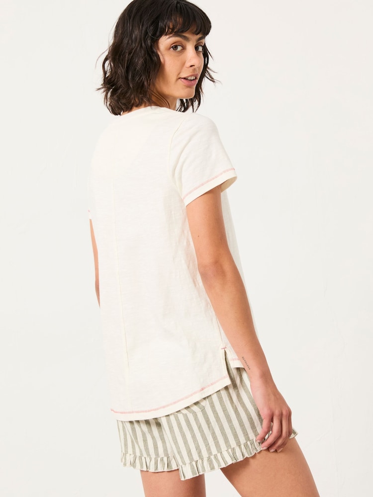 FatFace Scenic Graphic T Shirt - Imagen 2 de 5