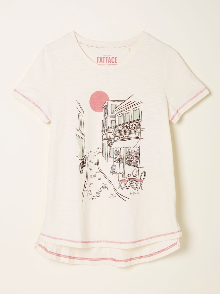 FatFace Scenic Graphic T Shirt - Imagen 5 de 5