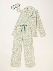 FatFace Oatmeal Mistletoe Pyjama Set - Image 7 of 8