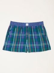 Blau kariert - FatFace Boyfriend Pyjama Shorts - Bild 5 von 5