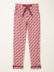 FatFace Eva Red Geo Pyjama Bottoms - Image 6 of 6