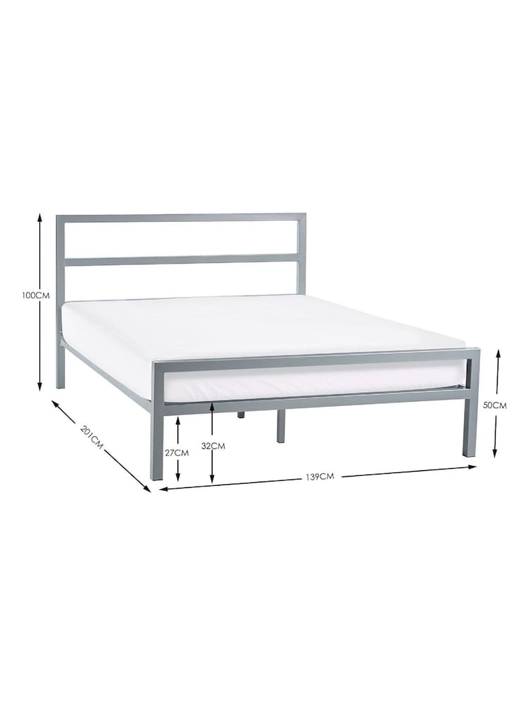 Julian Bowen Black Soto Metal Bed - Image 7 of 7