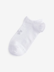 Under Armour White Cream Essential No Show Socks 6 Pack - Image 3 of 11