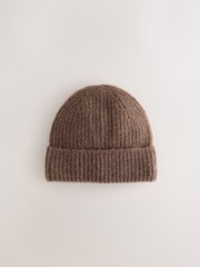 Chocolate Brown Fluffy Beanie (1-16yrs) - Image 3 of 5