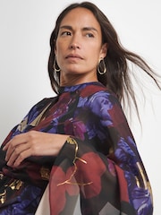 Joanna Hope Printed Maxi Black Dress - Image 3 of 5