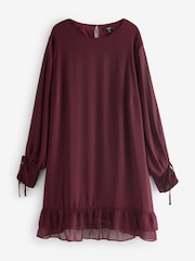Joanna Hope Red Tie Sleeve Dress - Image 5 of 5