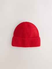 Red Fluffy Beanie (1-16yrs) - Image 3 of 5