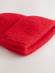 Red Fluffy Beanie (1-16yrs) - Image 4 of 5