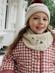 Burgundy Red Beanie And Snoods Set (1-16yrs) - Image 3 of 9