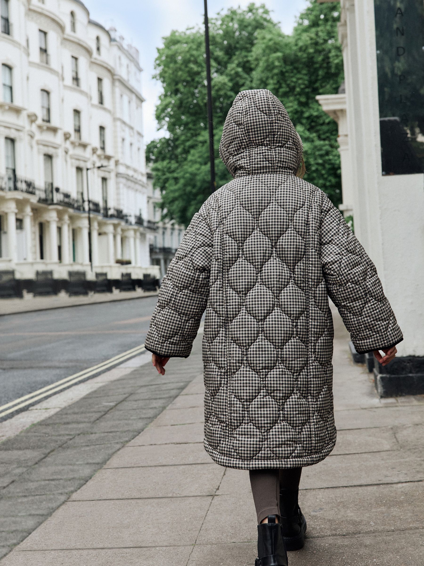 Buy Check Shower Resistant Quilted Jacket (3-16yrs) from Next China