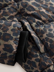 Animal Shower Resistant Faux Fur Lined Hooded Padded Coat (3-16yrs) - Image 10 of 10