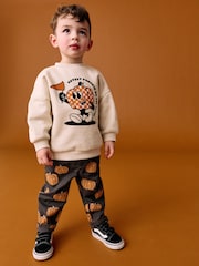 Ecru Pumpkin - Halloween Sweatshirt (3mths-7yrs) - Imagen 2 de 10