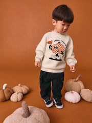 Ecru Pumpkin - Halloween Sweatshirt (3mths-7yrs) - Imagen 3 de 10