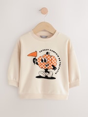 Ecru Pumpkin - Halloween Sweatshirt (3mths-7yrs) - Imagen 7 de 10