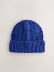 Blue Fluffy Beanie (1-16yrs) - Image 1 of 3