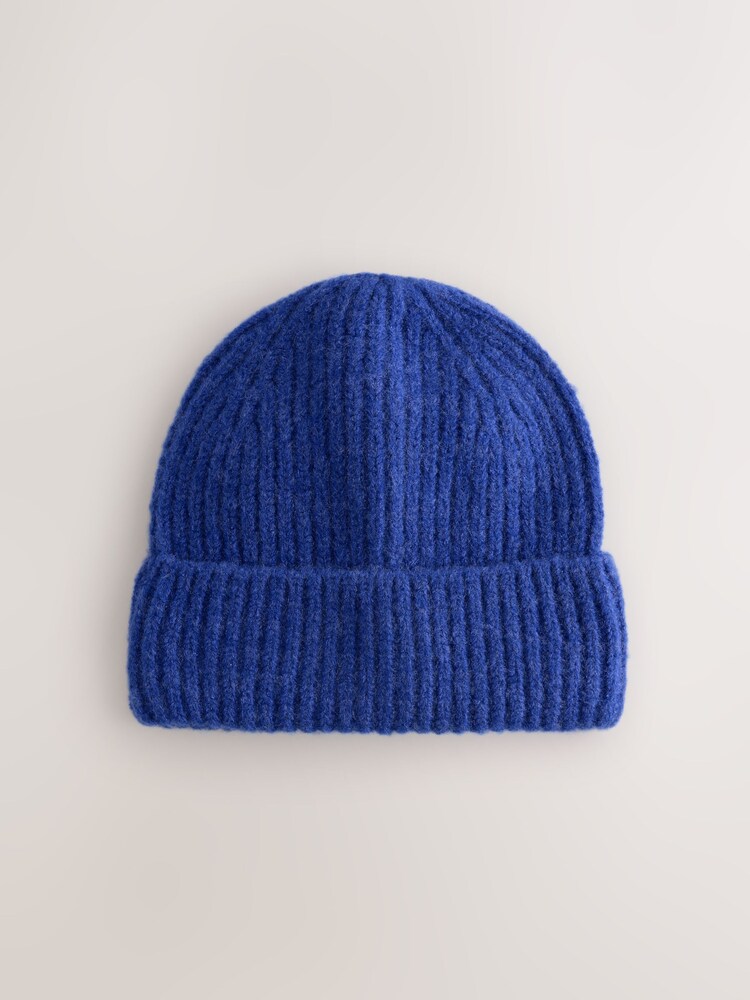Blue Fluffy Beanie (1-16yrs) - Image 1 of 3
