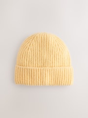Lemon Yellow Fluffy Beanie (1-16yrs) - Image 1 of 3