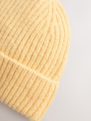 Lemon Yellow Fluffy Beanie (1-16yrs) - Image 3 of 3