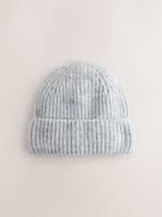 Grey Fluffy Beanie (1-16yrs) - Image 1 of 3