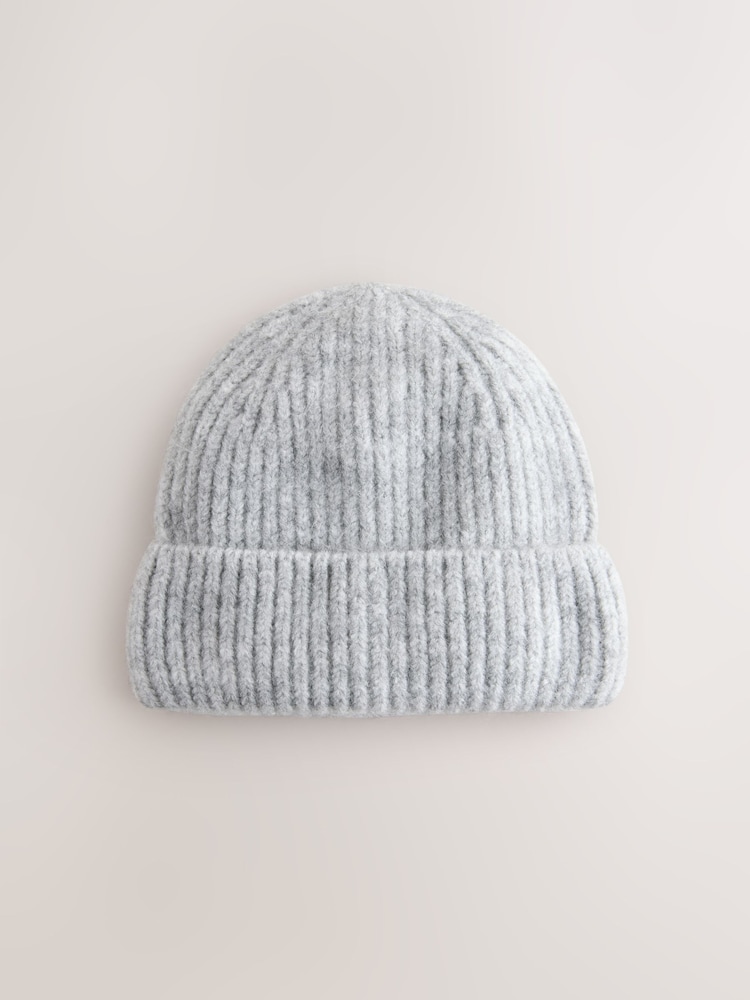 Grey Fluffy Beanie (1-16yrs) - Image 1 of 3
