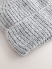 Grey Fluffy Beanie (1-16yrs) - Image 2 of 3