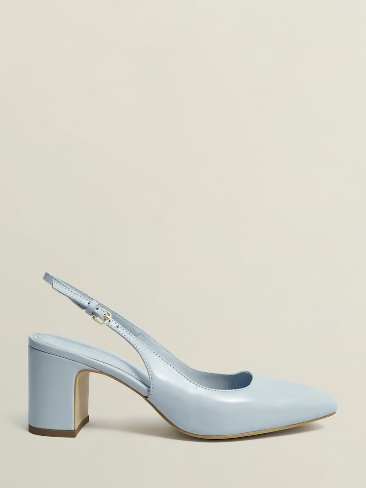 Hobbs Blue Lily Slingback Shoes - Image 1 of 3 Hobbs Blue Lily Slingback Shoes - Image 1 of 3