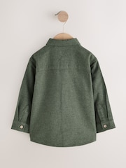 Green Long Sleeve Melange Character Shirt (3mths-7yrs) - Image 2 of 4