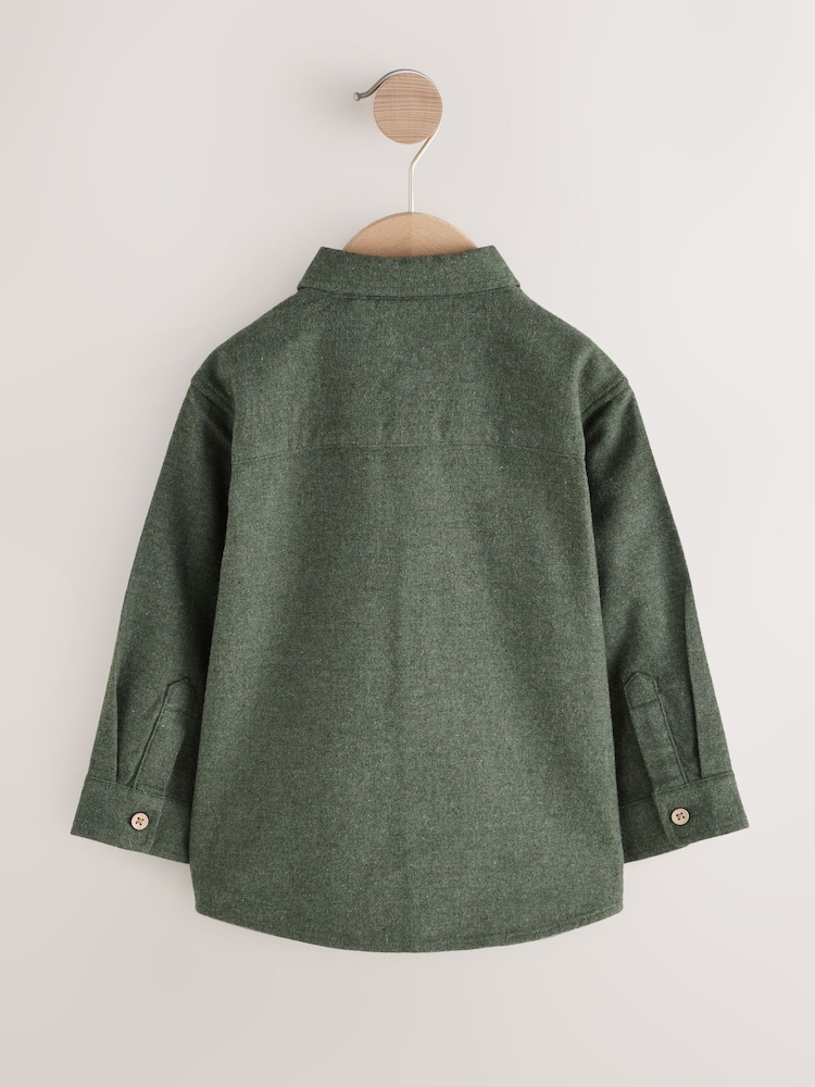 Green Long Sleeve Melange Character Shirt (3mths-7yrs) - Image 2 of 4