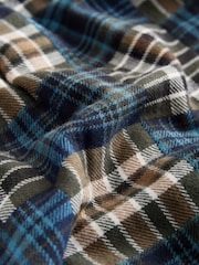 Green/Blue Check Long Sleeve Patchwork Shirt (3mths-7yrs) - Image 2 of 3