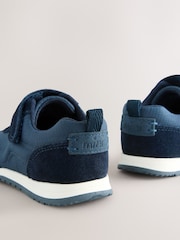 Navy Blue Touch Fastening First Walker Trainers - Image 5 of 5
