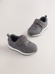 Grey Touch Fastening First Walker Trainers - Image 1 of 5