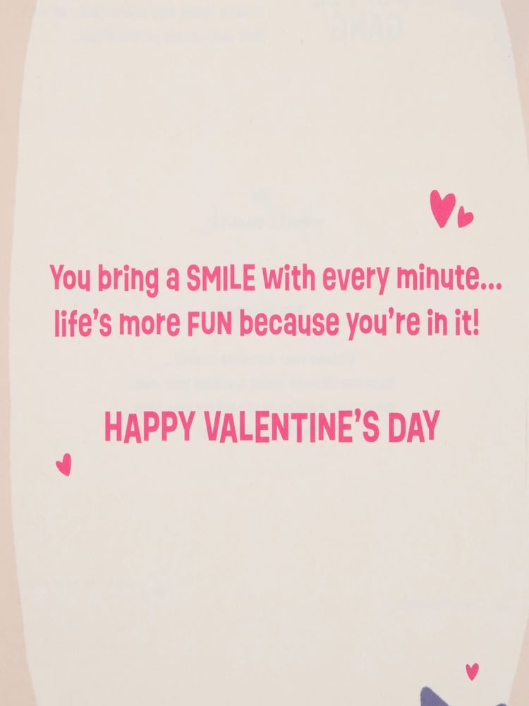 Hallmark Yellow Dopple Gang Super Star Valentines Card - Image 6 of 6