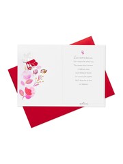 Hallmark Pink 3D and Pop Up Love Birds Valentines Card - Image 4 of 5