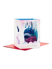 Hallmark Blue 3D & Pop-Up River Scene Valentine's Card - Image 2 of 5